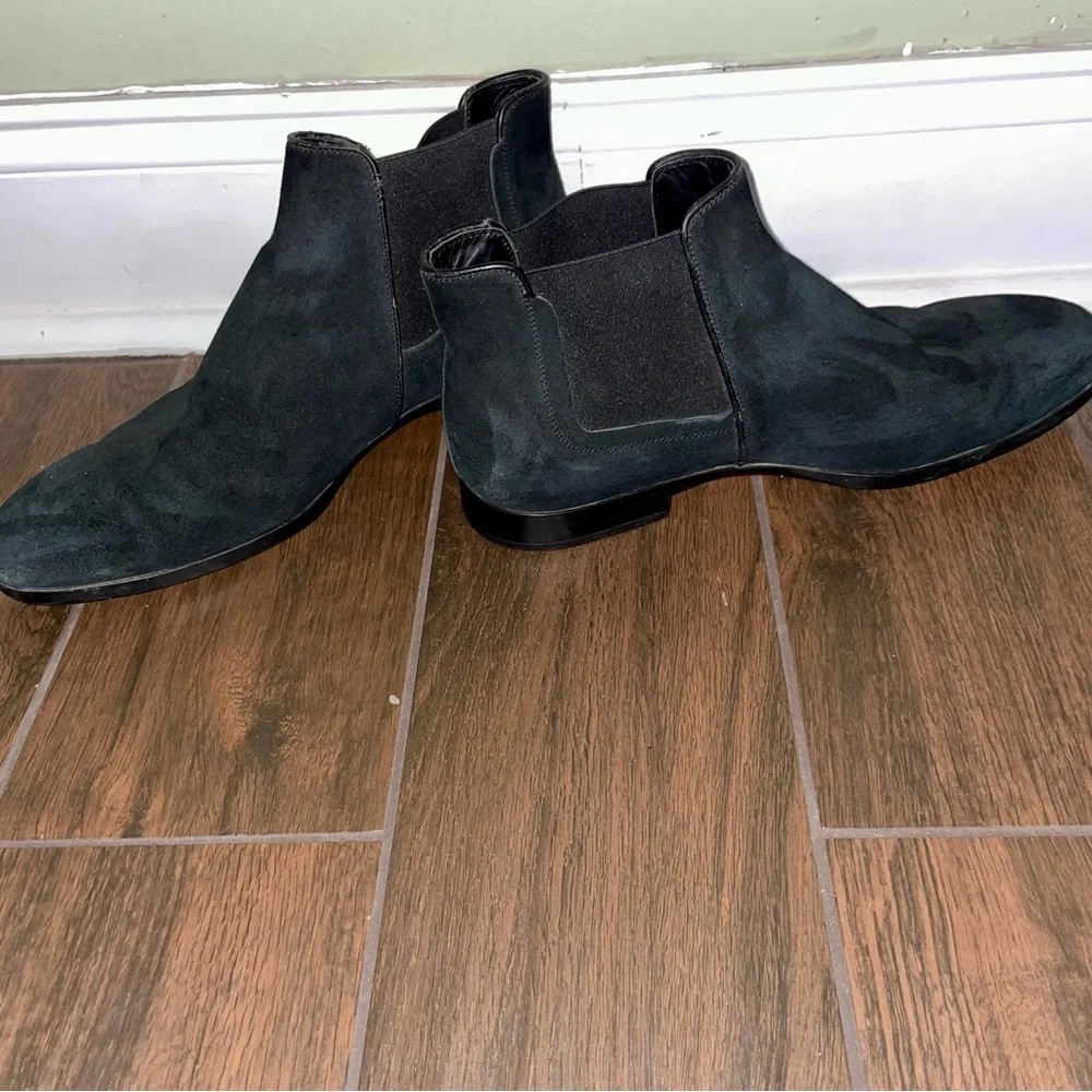 TOD’S Black Suede Chukka Slip On Boots Size 10